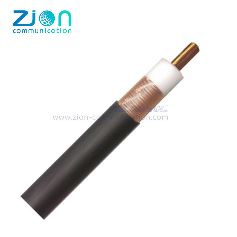 Communication 1-1/4" RF Radiation Leaky Cable Copper Tube Copper Foil Coaxial Cable