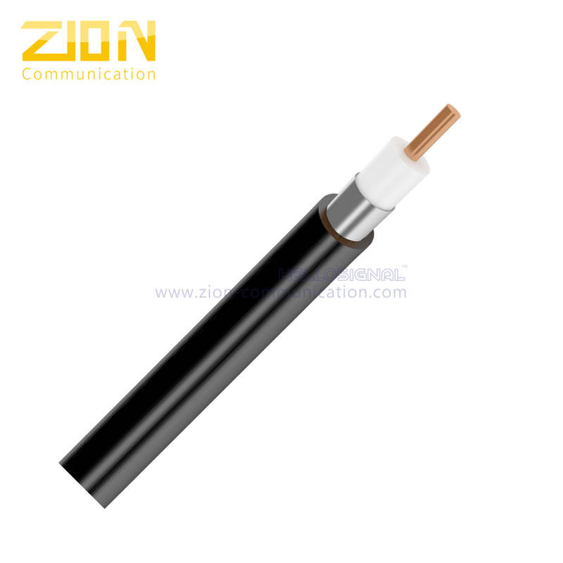 Trunk Coax Cable PS 500 Copper Clad Aluminium center CCA strip with PE Outer Jacket