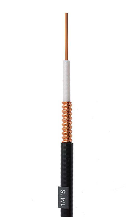 Kabel koncentryczny RF 50 omów z miedzianej rurki spiralnej falistej 1/4 " 0