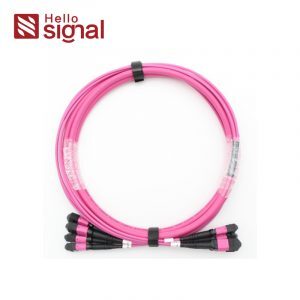 (4×12)48F MPO OM4 Fiber Optic Trunk Cable