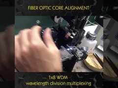 Wyrównywanie rdzenia światłowodu 1x8 WDM Multiplekser z podziałem długości fali