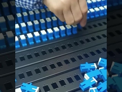 1/2/3U 19-calowy, w pełni załadowany panel krosowy do montażu w szafie typu rack