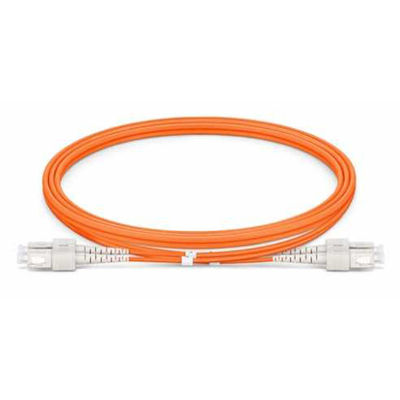 SC UPC to SC UPC Duplex OM1 OM2 Multimode PVC 2.0mm Fiber Optic Patch Cord FOPC