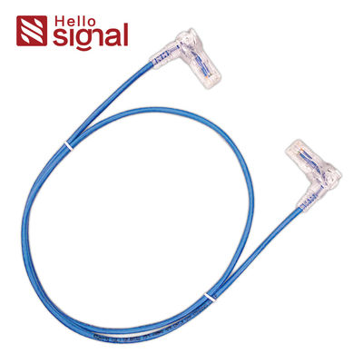 CAT6 Patch Cable with 360 Degree Stereo Rotation Stranded Bare Copper Conductor and Gold-Plated Contacts