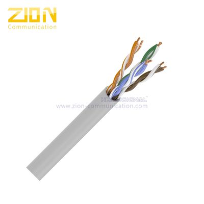 Solid 0.50mm Copper Conductor Plenum PVC Jacket CPR Certified Cat5e Network LAN Cable