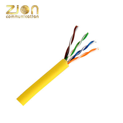 U/UTP CAT5e Network Cable with LSZH Jacket Solid Bare Copper Conductor and CPR Certified for Indoor Use