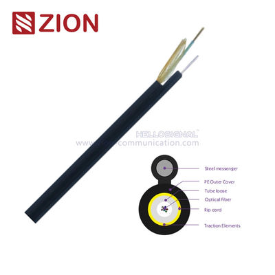 Kable światłowodowe FTTH Drop GYXY-8S Przędze aramidowe Rury 4,6 x 8,8 HDPE